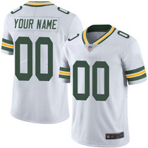 Nike Green Bay Packers Customized White Limited Vapor Untouchable Authentic Stitched NFL Jerseys