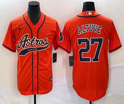 Nike Houston Astros #27 Jose Altuve Red Joint Stitched MLB Jersey