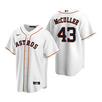 Nike Houston Astros #43 Lance McCullers White Game Authentic Stitched MLB Jersey