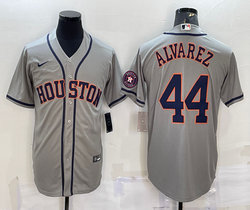 Nike Houston Astros #44 Lance McCullers Gray with logo Authentic Stitched MLB Jersey