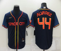 Nike Houston Astros #44 Yordan Alvarez Navy 2022 City Game Authentic Stitched MLB Jersey