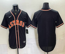 Nike Houston Astros Blank 2026 Fashion Black Out MLB Jersey