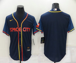 Nike Houston Astros Blank Navy 2022 City Game Authentic Stitched MLB Jersey