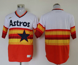 Nike Houston Astros Blank Rainbow gold nike Game Authentic Stitched MLB Jerseys