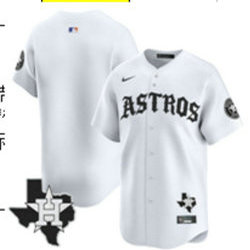 Nike Houston Astros Blank White 5(V) Joint MLB Jersey