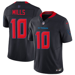 Nike Houston Texans #10 Davis Mills Navy 2nd Stitched Football Jersey