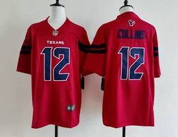 Nike Houston Texans #12 Nico Collins Red NFL jersey