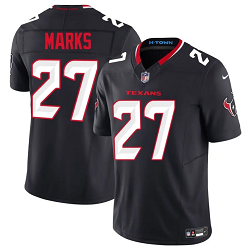 Nike Houston Texans #27 Woody Marks Navy Stitched Football Jersey