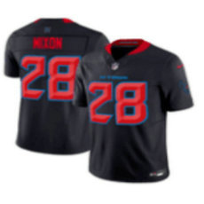 Nike Houston Texans #28 Joe Mixon 2024 Navy 2nd Vapor Untouchable Authentic stitched NFL jersey