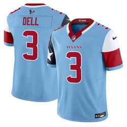 Nike Houston Texans #3 Tank Dell Blue Vapor Untouchable Authentic Stitched NFL Jersey