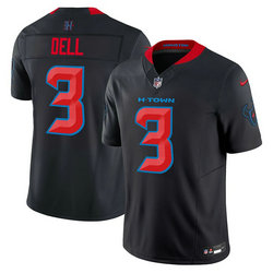 Nike Houston Texans #3 Tank Dell Navy 2nd Vapor Untouchable Authentic stitched NFL jersey