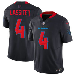 Nike Houston Texans #4 Kamari Lassiter Navy 2nd Stitched NFL Jersey