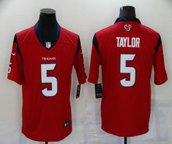 Nike Houston Texans #5 Tyrod Taylor Red Vapor Untouchable Authentic stitched NFL jersey