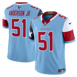Nike Houston Texans #51 Will Anderson Jr. Blue Vapor Untouchable Authentic Stitched NFL Jersey