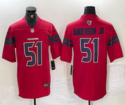 Nike Houston Texans #51 Will Anderson Jr 2025 Red Vapor Untouchable NFL jersey