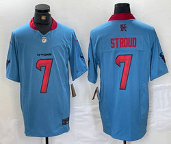 Nike Houston Texans #7 C.J. Stroud Light Blue F.U.S.E throwback NFL Jersey