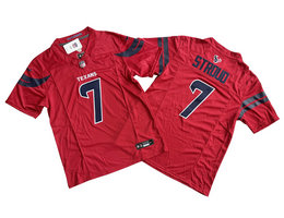 Nike Houston Texans #7 C.J. Stroud Red F.U.S.E. Authentic stitched NFL jersey