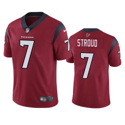 Nike Houston Texans #7 C.J. Stroud Red Vapor Untouchable Authentic stitched NFL jersey