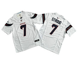 Nike Houston Texans #7 C.J. Stroud White F.U.S.E. Authentic stitched NFL jersey
