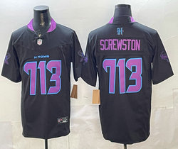Nike Houston Texans #713 Screwston Navy 4(IV) Authentic stitched NFL jersey