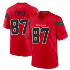 Nike Houston Texans #87 Cade Stover 2024 Red Vapor Untouchable Authentic stitched NFL jersey