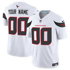 Nike Houston Texans Custom White 2024 F.U.S.E. Authentic stitched NFL jersey