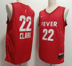 Nike Indiana Fever #22 Caitlin Clark Red Jersey