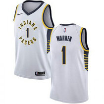 Nike Indiana Pacers #1 T.J. Warren White Game Authentic Stitched NBA Jersey
