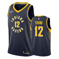 Nike Indiana Pacers #12 Tyreke Evans Navy Game Authentic Stitched NBA Jersey