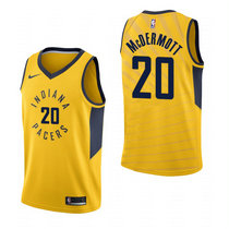 Nike Indiana Pacers #20 Doug McDermott Gold Game Authentic Stitched NBA Jersey