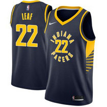 Nike Indiana Pacers #22 T. J. Leaf Navy Game Authentic Stitched NBA Jersey