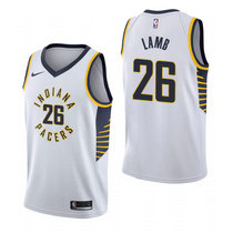 Nike Indiana Pacers #26 Jeremy Lamb White Game Authentic Stitched NBA Jersey