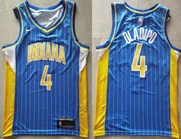 Nike Indiana Pacers #4 Victor Oladipo 2021 City Game Authentic Stitched NBA Jersey