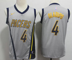 Nike Indiana Pacers #4 Victor Oladipo City Game Authentic Stitched NBA Jersey