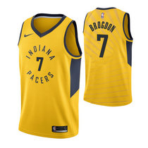 Nike Indiana Pacers #7 Malcolm Brogdon Gold Game Authentic Stitched NBA Jersey