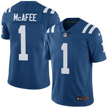 Nike Indianapolis Colts #1 Pat McAfee Royal Blue Vapor Untouchable Authentic stitched NFL jersey
