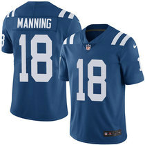 Nike Indianapolis Colts #18 Peyton Manning Royal Blue Vapor Untouchable Authentic Stitched NFL Jersey