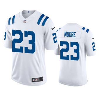 Nike Indianapolis Colts #23 Kenny Moore White Vapor Untouchable Authentic Stitched NFL Jersey