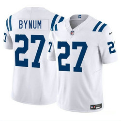 Nike Indianapolis Colts #27 Cam Bynuml White Vapor Untouchable Authentic Stitched NFL Jersey