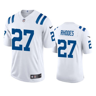 Nike Indianapolis Colts #27 Xavier Rhodes White Vapor Untouchable Authentic Stitched NFL Jersey