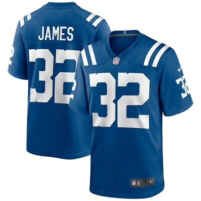 Nike Indianapolis Colts #32 Edgerrin James Blue Vapor Untouchable Authentic stitched NFL jersey