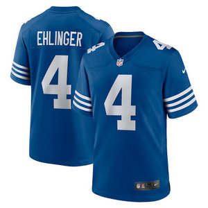 Nike Indianapolis Colts #4 Sam Ehlinger Blue Vapor Untouchable Authentic Stitched NFL Jerseys