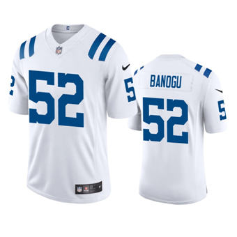Nike Indianapolis Colts #52 Ben Banogu White Vapor Untouchable Authentic Stitched NFL Jersey
