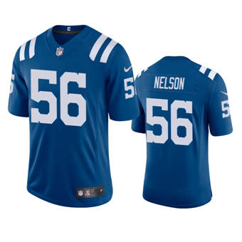 Nike Indianapolis Colts #56 Quenton Nelson Blue Vapor Untouchable Authentic Stitched NFL Jersey
