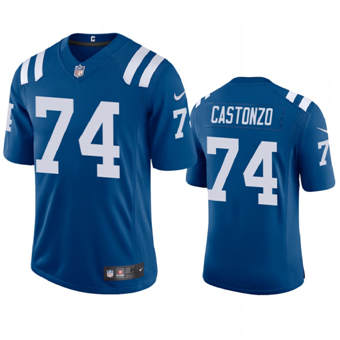 Nike Indianapolis Colts #74 Anthony Castonzo Blue Vapor Untouchable Authentic Stitched NFL Jersey