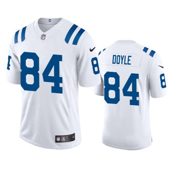 Nike Indianapolis Colts #84 Jack Doyle White Vapor Untouchable Authentic Stitched NFL Jersey