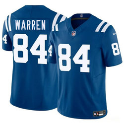 Nike Indianapolis Colts #84 Tyler Warren Blue 2025 Draft Authentic Stitched NFL Jersey