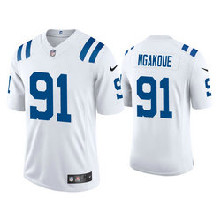 Nike Indianapolis Colts #91 Yannick Ngakoue White Vapor Untouchable Authentic stitched NFL jersey
