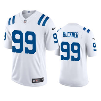 Nike Indianapolis Colts #99 DeForest Buckner White Vapor Untouchable Authentic Stitched NFL Jersey