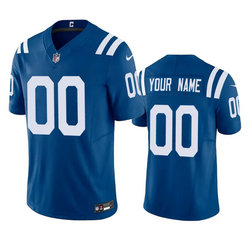 Nike Indianapolis Colts Active Player Custom Blue 2023 F.U.S.E Vapor Untouchable Stitched Football Jersey